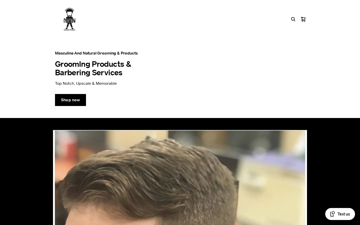 Masculine And Natural: Before - Square Online site
