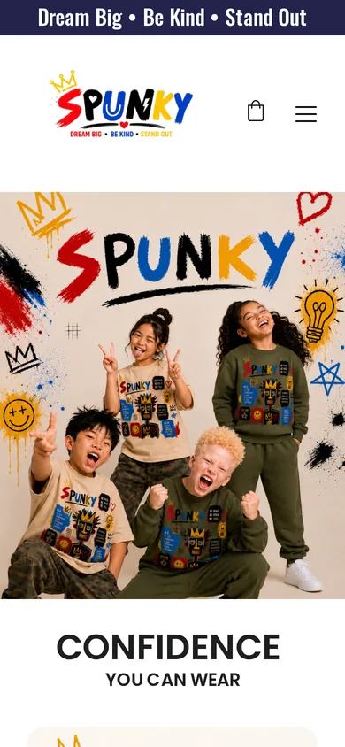 SPUNKY on mobile, before